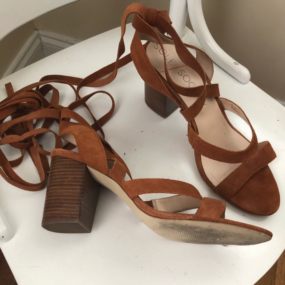 Sole Society block heel sandal